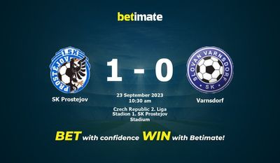SK Prostejov vs Varnsdorf Ennuste, kertoimet ja vedonlyöntivinkit 23.09.2023
