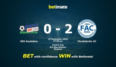 SKU Amstetten vs Floridsdorfer AC ennustus, kertoimet ja vedonlyöntivinkit 27.9.2023