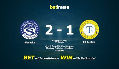 Slovacko vs FK Teplice Ennustus, kertoimet ja vedonlyöntivinkit 7.10.2023