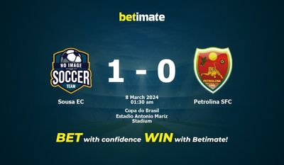 Sousa EC vs Petrolina SFC Ennuste, kertoimet ja vedonlyöntivinkit 7.3.2024