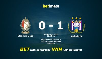 Standard Liege vs Anderlecht -ennuste, kertoimet ja vedonlyöntivinkit 22.10.2023