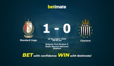 Tavallinen Liege vs Charleroi -ennustus, kertoimet ja vedonlyöntivinkit 16.12.2023