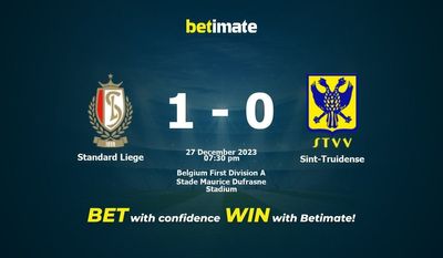 Normaali Liege vs Sint-Truidense -ennuste, kertoimet ja vedonlyöntivinkit 27.12.2023
