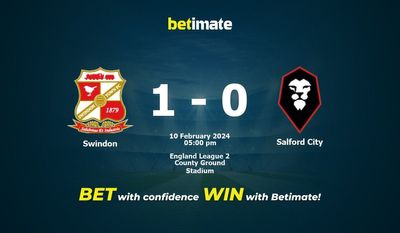 Swindon vs Salford City -ennuste, kertoimet ja vedonlyöntivinkit 10.2.2024