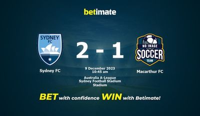 Sydney FC vs Macarthur FC Ennuste, kertoimet ja vedonlyöntivinkit 9.12.2023