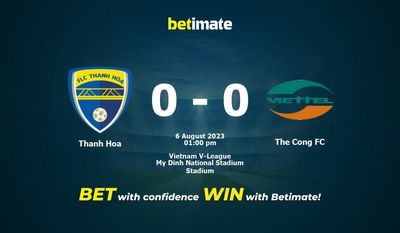 Thanh Hoa vs The Cong FC -ennuste, kertoimet ja vedonlyöntivinkit 6.8.2023
