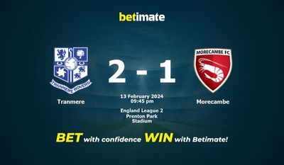 Tranmere vs Morecambe ennustus, kertoimet ja vedonlyöntivinkit 13.02.2024
