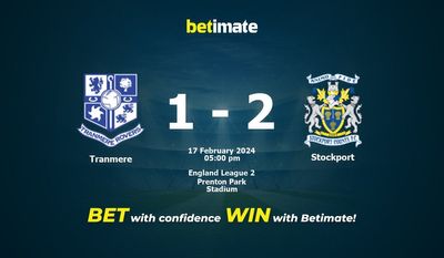 Tranmere vs Stockport ennustaminen, kertoimet ja vedonlyöntivinkit 17.02.2024