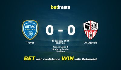 Troyes vs AC Ajaccio ennustus, kertoimet ja vedonlyöntivinkit 13.1.2024
