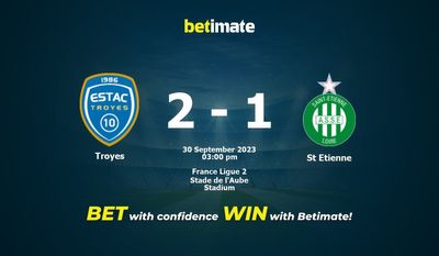 Troyes vs St Etienne -ennustus, kertoimet ja vedonlyöntivinkit 30.9.2023