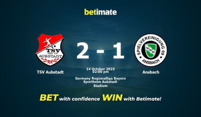 TSV Aubstadt vs Ansbach -ennuste, kertoimet ja vedonlyöntivinkit 14.10.2023