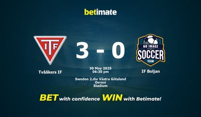 Tvååkers IF vs IF Boljan ennustaminen, kertoimet ja vedonlyöntivinkit 30.5.2025