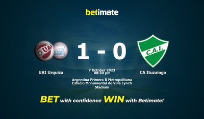 UAI Urquiza vs CA Ituzaingo Ennuste, kertoimet ja vedonlyöntivinkit 7.10.2023
