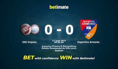 UAI Urquiza vs Deportivo Armenio -ennuste, kertoimet ja vedonlyöntivinkit 17.6.2023