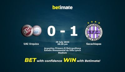 UAI Urquiza vs Sacachispas ennustaminen, kertoimet ja vedonlyöntivinkit 29.07.2023