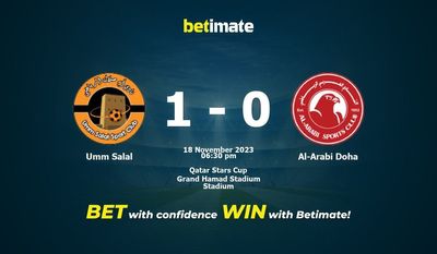 Umm Salal vs Al-Arabi Doha -ennuste, kertoimet ja vedonlyöntivinkit 18.11.2023