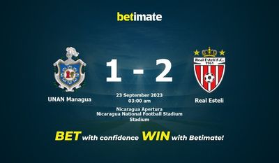 UNAN Managua vs Real Esteli -ennuste, kertoimet ja vedonlyöntivinkit 23.09.2023
