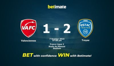 Valenciennes vs Troyes -ennustus, kertoimet ja vedonlyöntivinkit 7.10.2023