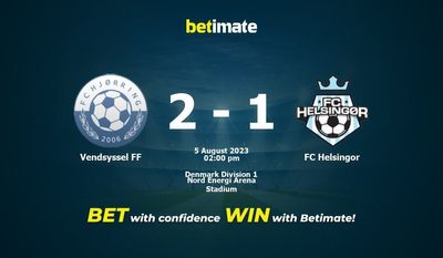 Vendsyssel FF vs FC Helsingor Ennuste, kertoimet ja vedonlyöntivinkit 5.8.2023