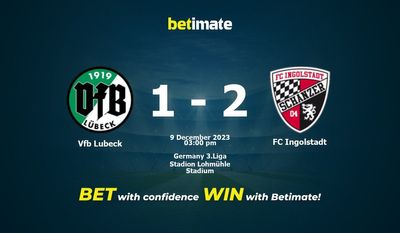 Vfb Lubeck vs FC Ingolstadt Ennuste, kertoimet ja vedonlyöntivinkit 9.12.2023