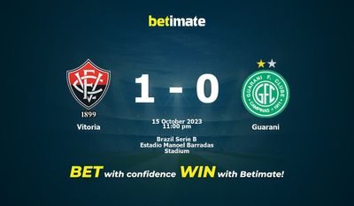 Vitoria vs Guarani ennustus, kertoimet ja vedonlyöntivinkit 15.10.2023