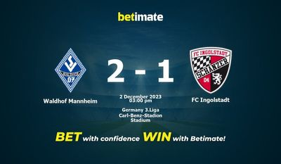 Waldhof Mannheim vs FC Ingolstadt Ennuste, kertoimet ja vedonlyöntivinkit 2.12.2023