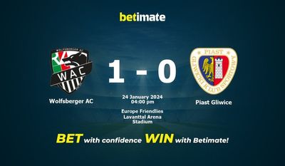 Wolfsberger AC vs Piast Gliwice Ennuste, kertoimet ja vedonlyöntivinkit 24.01.2024