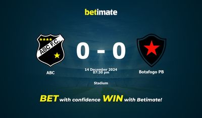 ABC vs Botafogo PB Pronostic, cotes et conseils de paris 14/12/2024