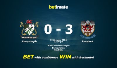 Aberystwyth vs Penybont Prédiction, cotes et conseils de paris 12/10/2024