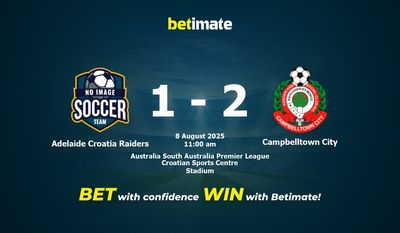 Pronostic, cotes et conseils de paris Adelaide Croatia Raiders vs Campbelltown City (08/08/2025)
