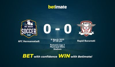 Pronostic, cotes et conseils de paris AFC Hermannstadt vs Rapid Bucarest 03/08/2025