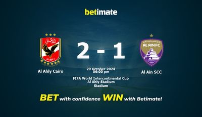 Al Ahly Cairo vs Al Ain SCC Pronostic, cotes et conseils de paris 29/10/2024