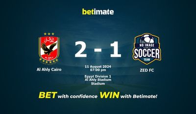 Al Ahly le Caire vs ZED FC Prédiction, cotes et conseils de paris 11/08/2024