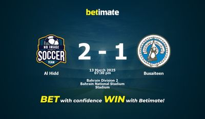 Pronostic, cotes et conseils de paris Al Hidd vs Busaiteen (13/03/2025)