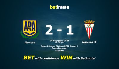 Pronostic Alcorcon vs Algeciras CF, cotes et conseils de paris 24/11/2024