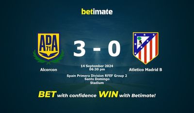 Alcorcon vs Atletico Madrid B Pronostic, cotes et conseils de paris 14/09/2024