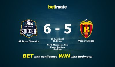 AP Brera Strumica vs Vardar Skopje Prédiction, cotes et conseils de paris 23/04/2025