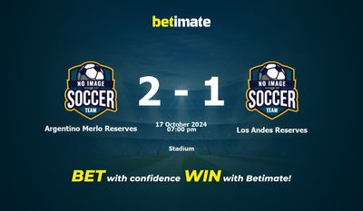 Pronostic, cotes et conseils de paris pour Argentino Merlo Reserves vs Los Andes Reserves 17/10/2024