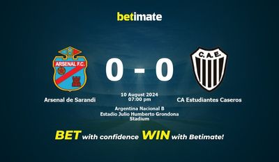 Arsenal de Sarandi vs CA Estudiantes Caseros Prédiction, cotes et conseils de paris 10/08/2024