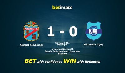 Arsenal de Sarandi vs Gimnasia Jujuy Prédiction, cotes et conseils de paris 30/06/2024