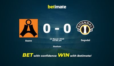 Asane vs Sogndal Prédiction, cotes et conseils de paris 23/03/2025