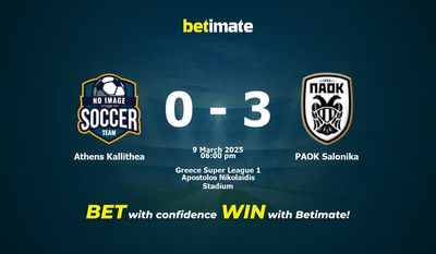 Pronostic Athènes Kallithea vs PAOK Salonique, cotes et conseils de paris 03/09/2025