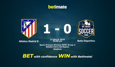Pronostic, cotes et conseils de paris Atlético Madrid B vs Betis Deportivo 22/03/2025
