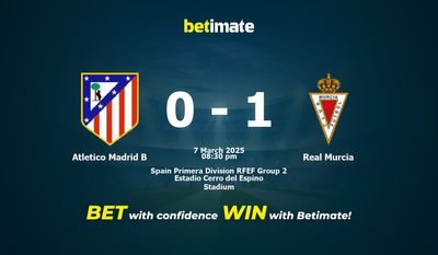 Pronostic, cotes et conseils de paris Atletico Madrid B vs Real Murcia 03/07/2025