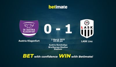 Austria Klagenfurt vs LASK Linz Prédiction, cotes et conseils de paris 02/03/2025