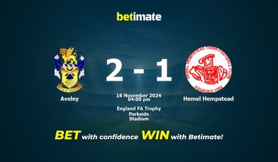 Pronostic, cotes et conseils de paris pour Aveley vs Hemel Hempstead 16/11/2024