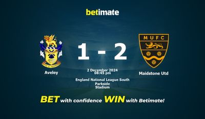 Pronostic, cotes et conseils de paris Aveley vs Maidstone Utd 12/02/2024
