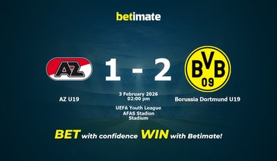 AZ U19 contre Borussia Dortmund U19 : pronostic, cotes et conseils de paris (02/03/2026)