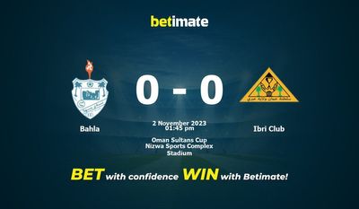 Bahla vs Ibri Club Prédiction, cotes et conseils de paris 02/11/2023