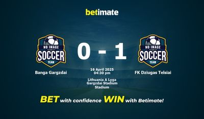 Banga Gargzdai vs FK Dziugas Telsiai : pronostics, cotes et conseils de paris (16/04/2025)